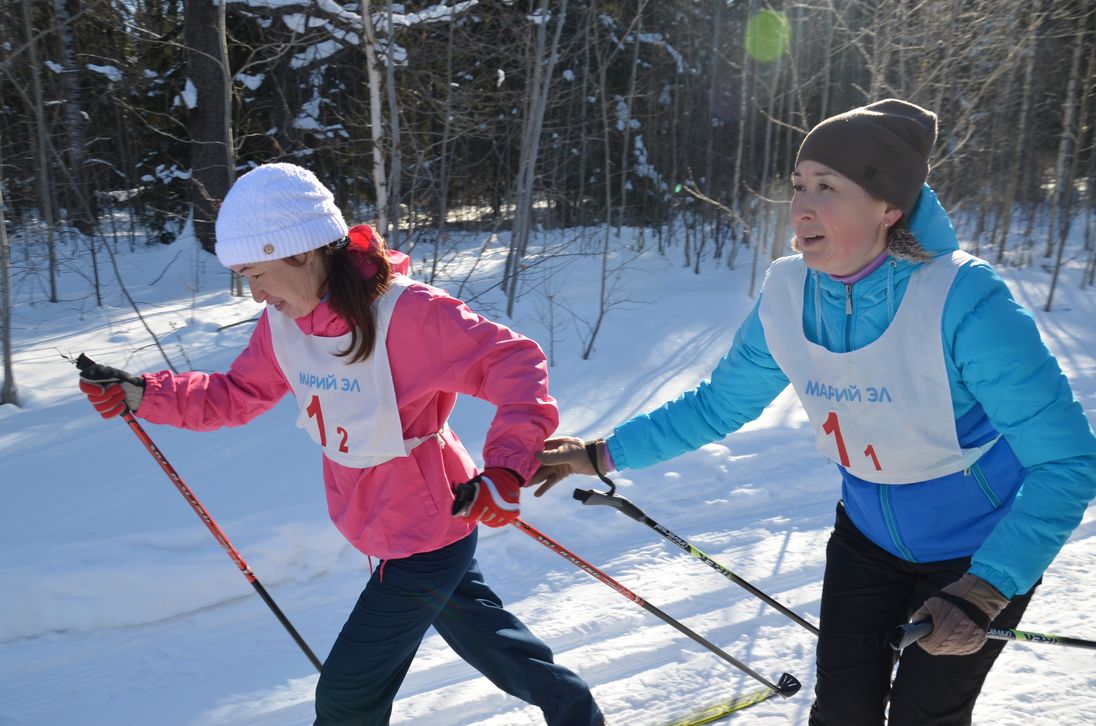 Лыжные соревнования у Марийских лесников