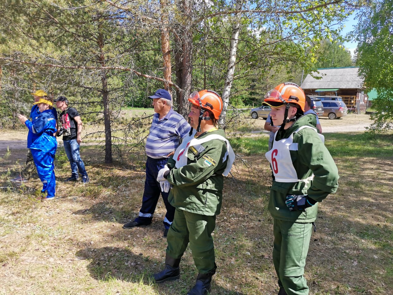 Лесные пожарные соревновались в Коми