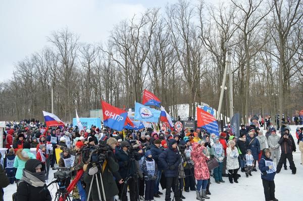 Белгородские лесники приняли участие в лыжной гонке «Лыжня России-2021»