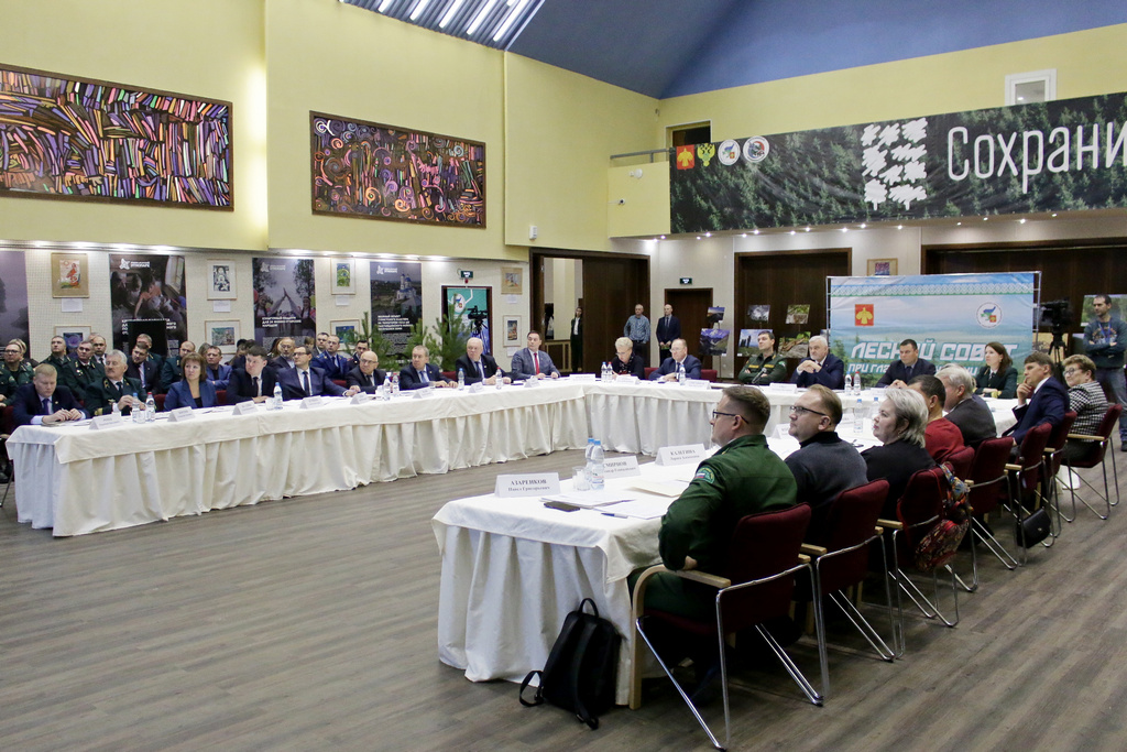 Заседание Лесного совета с участием председателя профсоюза работников лесных отраслей Республики Коми