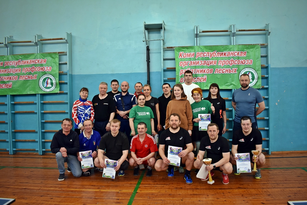 Соревнования по настольному теннису среди профсоюзных организаций Республики Коми
